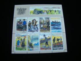 Faroe Islands Scott #484 Sheet Of 8 Mint Never Hinged