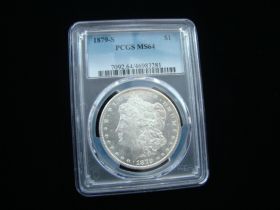 1879-S Morgan Silver Dollar PCGS Graded MS64 #46983281
