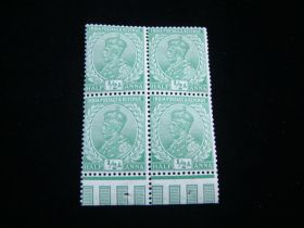 India Scott #81b Booklet Pane Of 4 Mint Never Hinged