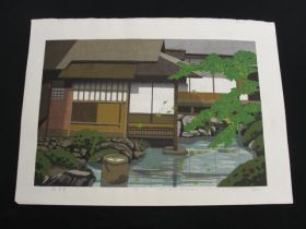 Matsutei by Ido Masao Japanese Wood Block Print Number 5 of 180