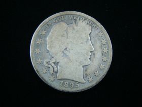 1895 Barber Silver Half Dollar Good 80818