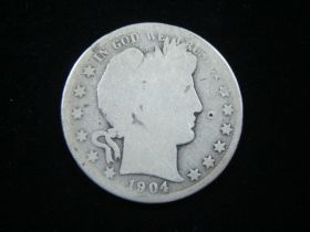 1904-O Barber Silver Half Dollar AG 100208