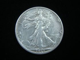 1935-S Walking Liberty Silver Half Dollar AU 90209