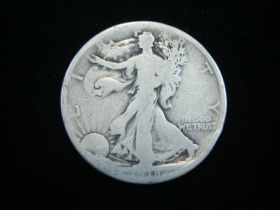 1918-D Walking Liberty Silver Half Dollar Good 210209