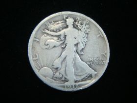 1918 Walking Liberty Silver Half Dollar Good 220209