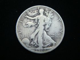 1920-S Walking Liberty Silver Half Dollar Fine 120212