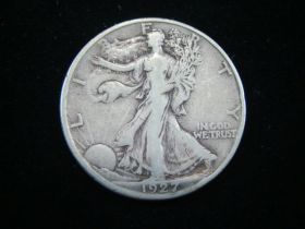 1927-S Walking Liberty Silver Half Dollar VF 60220