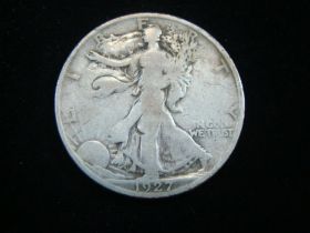 1927-S Walking Liberty Silver Half Dollar Good+ 70220