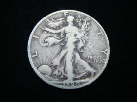 1929-D Walking Liberty Silver Half Dollar Fine 140220