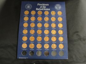 Official Miniature Presidential Series Medals Struck by the US Mint 36 Medal Set