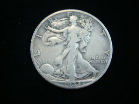 1934-S Walking Liberty Silver Half Dollar Fine 20221