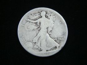 1916-D Walking Liberty Silver Half Dollar Good 100630
