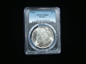 1921 Morgan Silver Dollar PCGS Graded MS64 #44869642