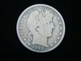 1900-O Barber Silver Half Dollar VG 110217