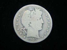 1903 Barber Silver Half Dollar Good 140217