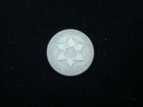 1852 Three Cent Silver Fine+ 180217