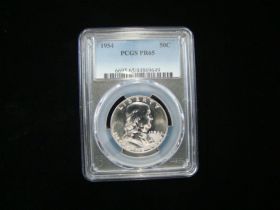 1954 Franklin Silver Half Dollar PCGS Graded PR65 #44869649