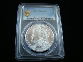 1883-CC Morgan Silver Dollar PCGS Graded MS63 #47295677