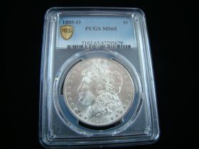1885-O Morgan Silver Dollar PCGS Graded MS65 #47295679