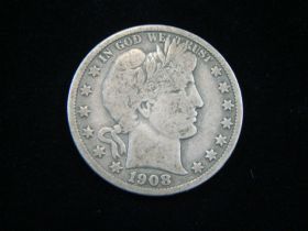 1908-O Barber Silver Half Dollar Fine 20305
