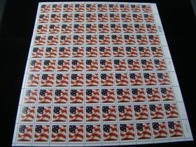 U.S. Scott #3620 Sheet Of 100 Mint Never Hinged Flag