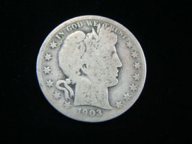 1903-S Barber Silver Half Dollar Good 50305