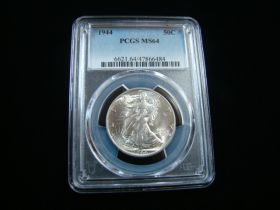 1944 Walking Liberty Silver Half Dollar PCGS Graded MS64 #47866484