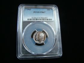 1963 Roosevelt Silver Dime PCGS Graded PR67 #47866487