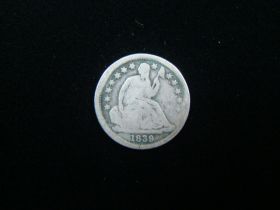 1839 Liberty Seated Silver Half Dime Good 40605