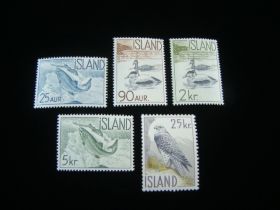 Iceland Scott #319-323 Set Mint Never Hinged