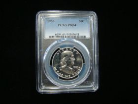 1953 Franklin Silver Half Dollar PCGS Graded PR64 #44869648