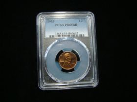 1953 Lincoln Cent PCGS Graded PR65RD #44869667