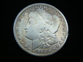 1903-S Morgan Silver Dollar VG Cleaned 20621