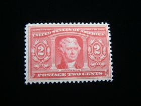 U.S. Scott #324 Mint Never Hinged Thomas Jefferson 03