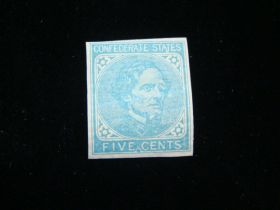 Confederate States Of America Scott #7 Mint Never Hinged