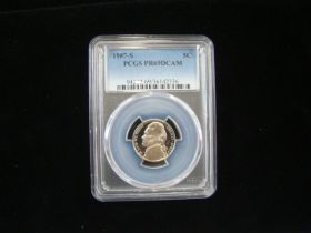 1987-S Jefferson Nickel PCGS Graded PR69DCAM #36142336