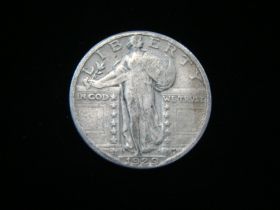 1929 Standing Liberty Silver Quarter VF 80402