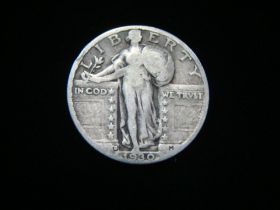 1930-S Standing Liberty Silver Quarter Fine 110402