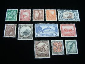 New Zealand Scott #203-214 Short Set Mint Never Hinged
