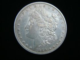 1886-O Morgan Silver Dollar XF+ 40704