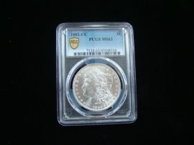 1882-CC Morgan Silver Dollar PCGS Graded MS63 #43548316