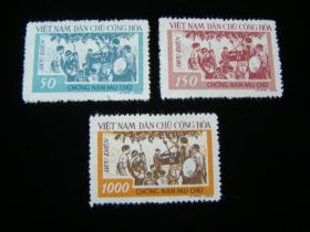 Viet Nam Democratic Republic Scott #64-66 Set Mint Never Hinged