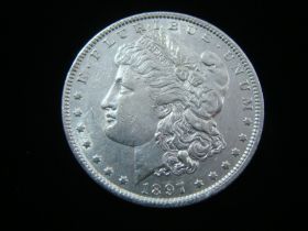1897 Morgan Silver Dollar About Uncirculated+ 130119