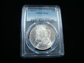 1884-O Morgan Silver Dollar PCGS Graded MS64 #47778467
