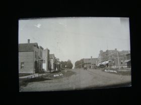 1907 Elgin Minnesota Main Street View Original Real Photo Postcard