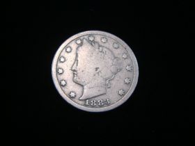 1883 W/Cents Liberty Nickel VG 250722