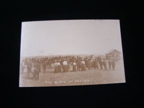1906 Okaton South Dakota The Birth Of Okaton Real Photo Postcard Rare