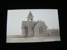 1913 Lakin Kansas M.E. Church Real Photo Postcard