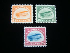 U.S. Scott #C1-C3 Set Mint Never Hinged Airmail 02