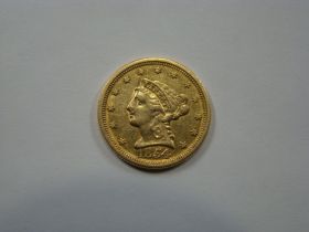 1854-O Liberty Head $2.5 Gold Quarter Eagle XF 50427